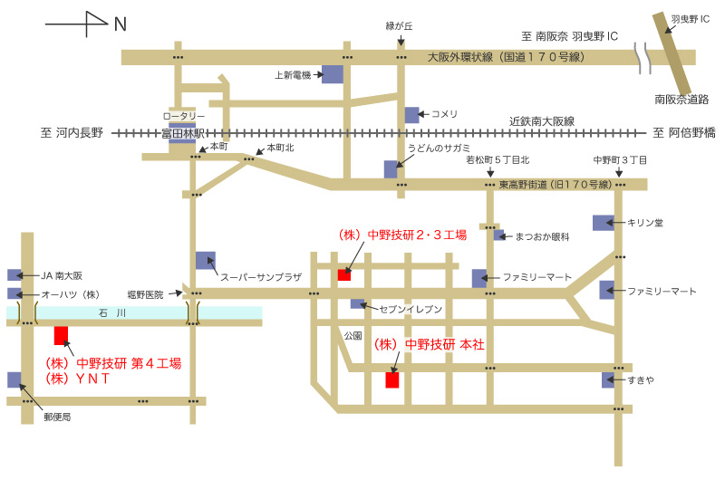 中野技研map